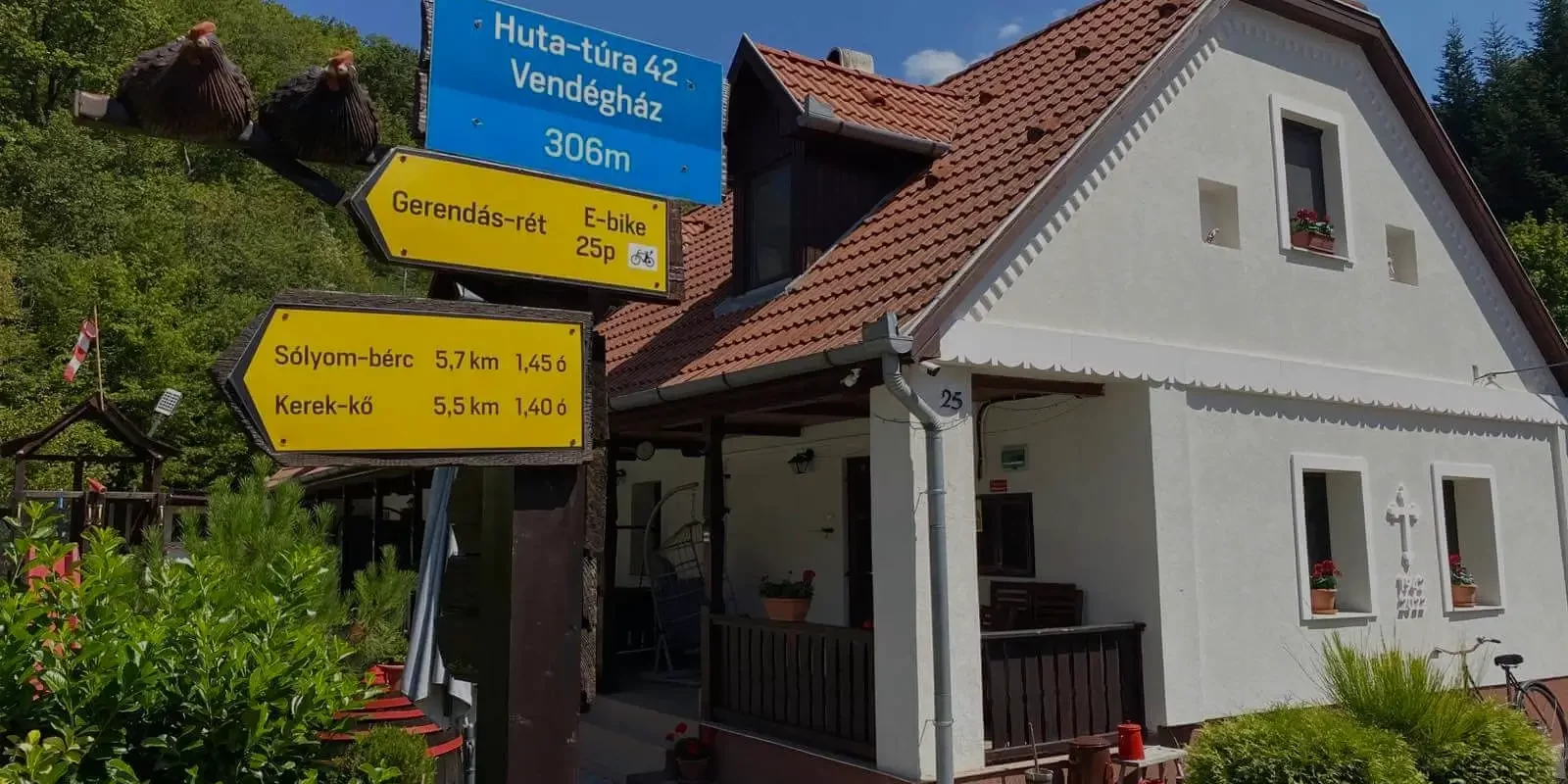 Huta-Túra 42 Vendégház épülete