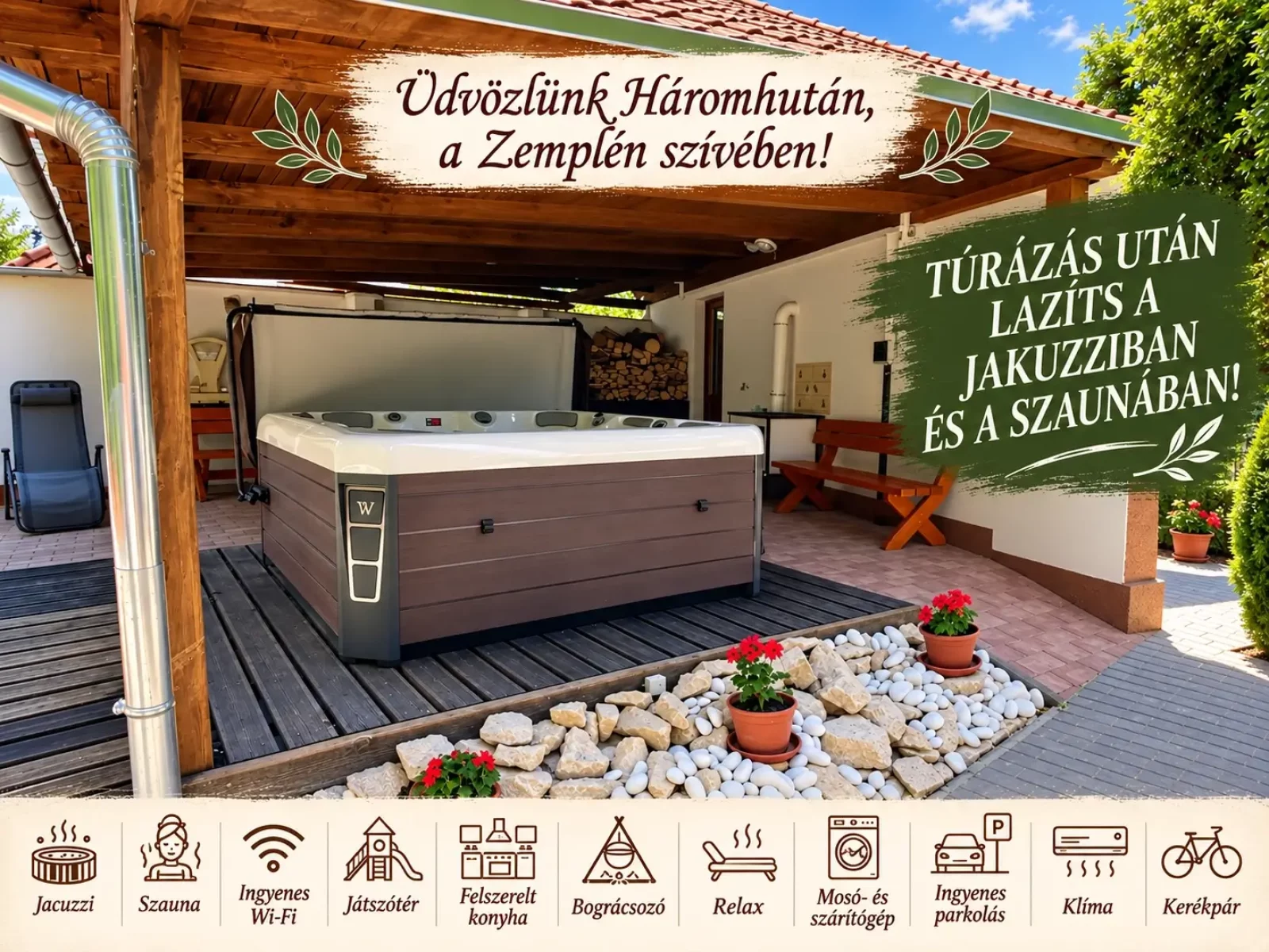 Jacuzzi - Huta-túra 42 Vendégház